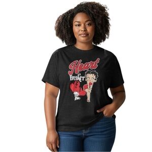 BETTY BOOP Heart Breaker Graphic Shirt